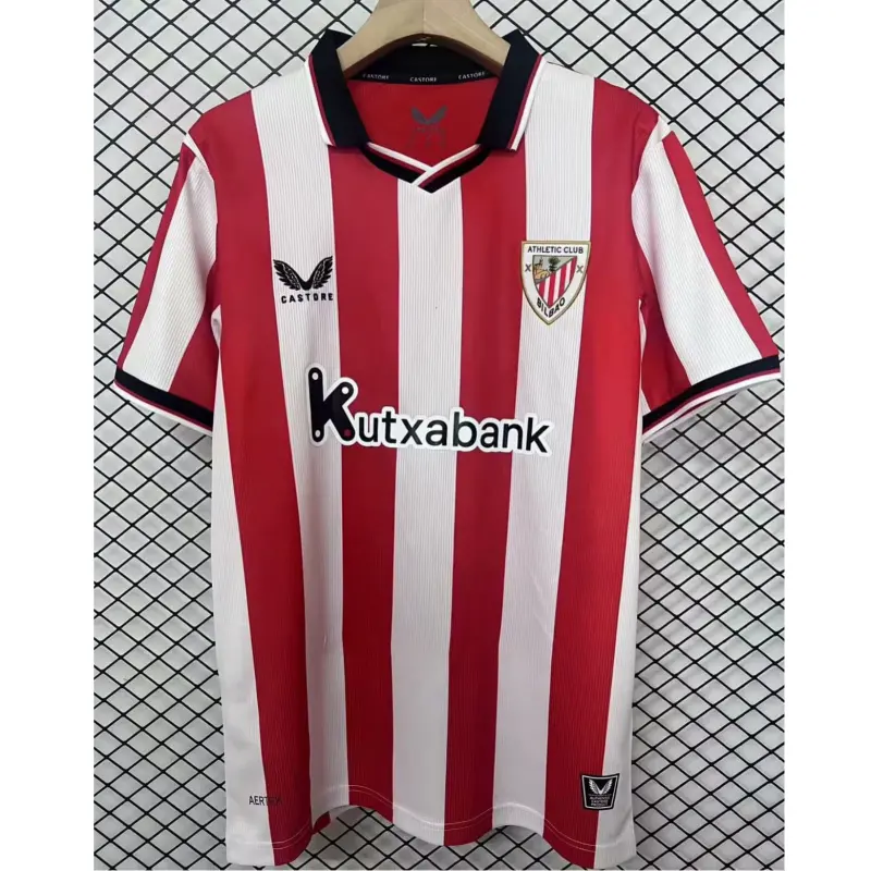 Camiseta Athletic de Bilbao 2025/2026 Home Rojo/Blanco