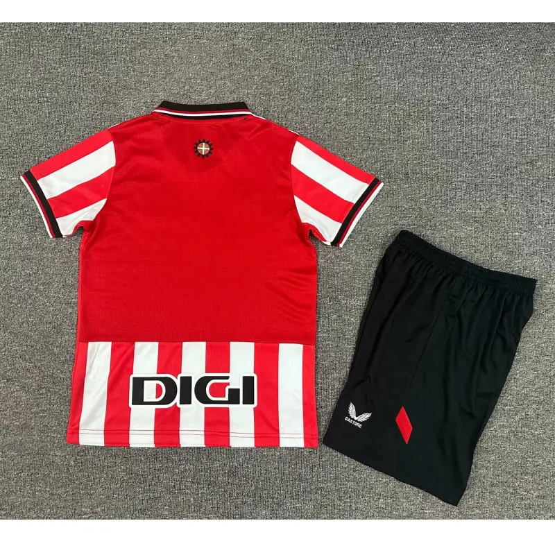 Camiseta Athletic de Bilbao 2025/2026 Rojo/Blanco Home Niño Kit