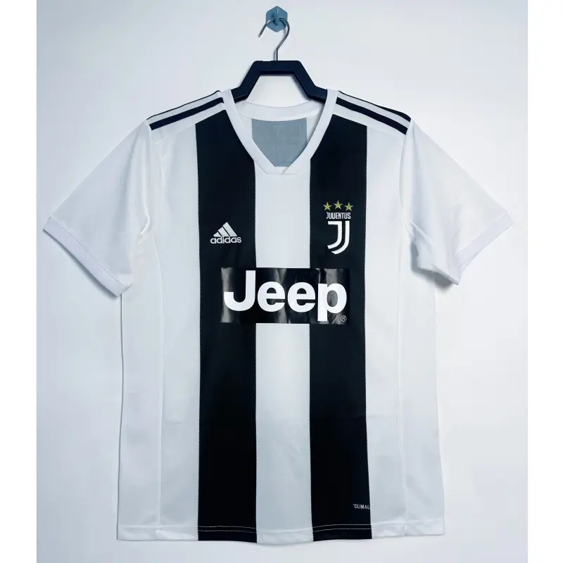 Camiseta Juventus 2018/19 Retro Home Negro/Blanco