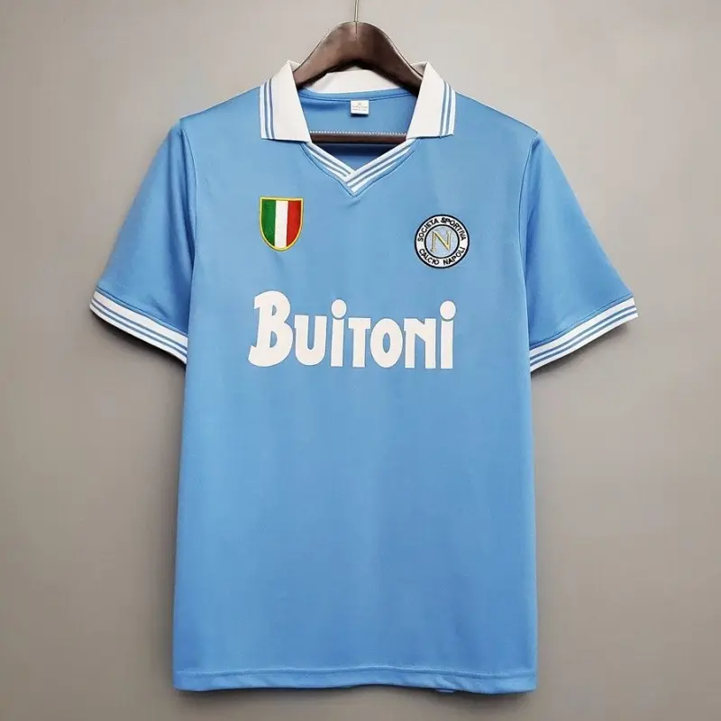 Camiseta Napoli Retro 1986/87 Home Azul