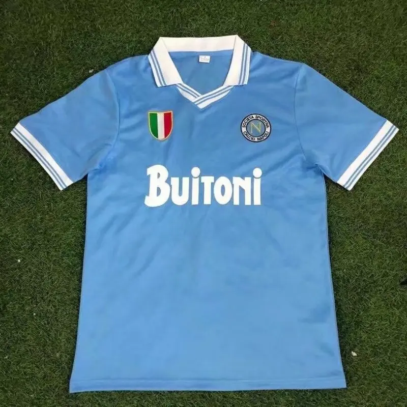 Camiseta Napoli Retro 1986/87 Home Azul