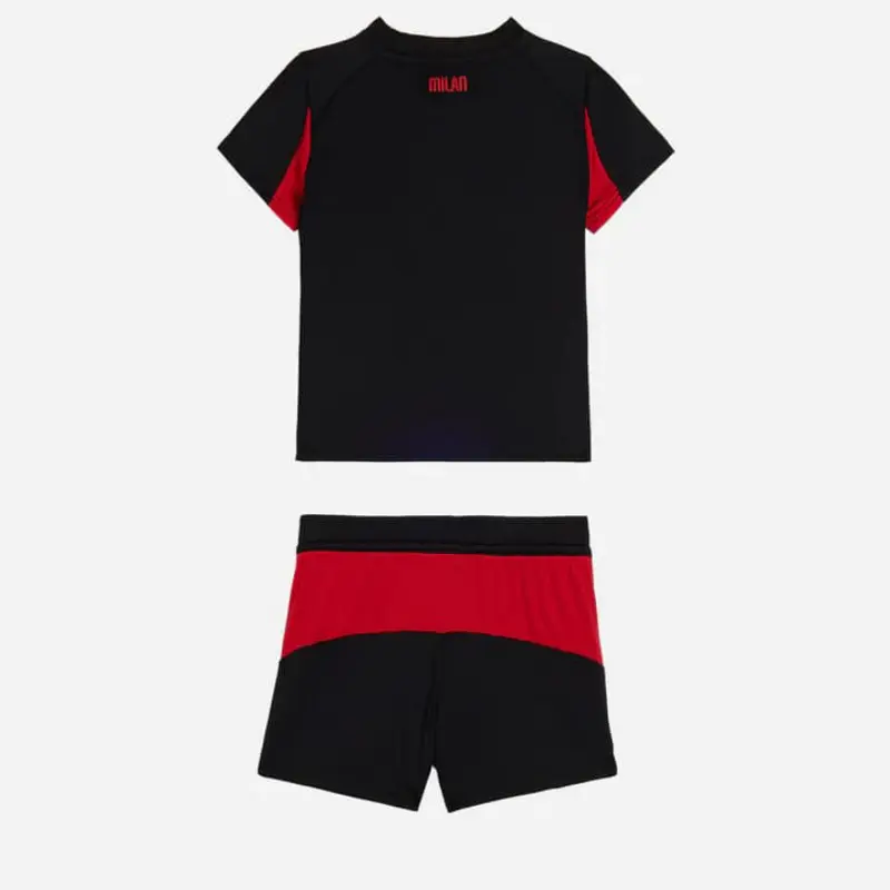 Camiseta AC Milan 2025/2026 Rojo/Negro Home Niño Kit