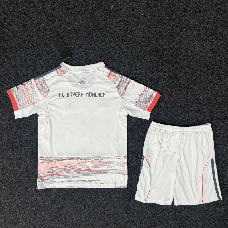 Camiseta Bayern Múnich 2025/2026 Beige Away Niño Kit