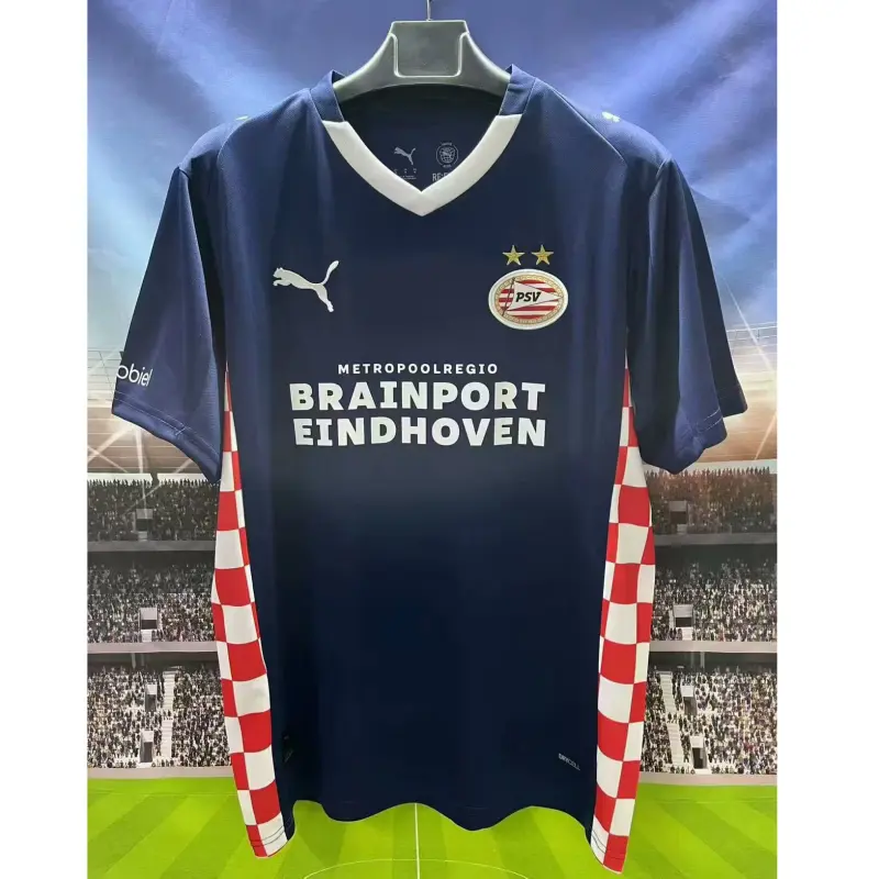 Camiseta PSV Eindhoven 2025/2026 Away Azul Marino