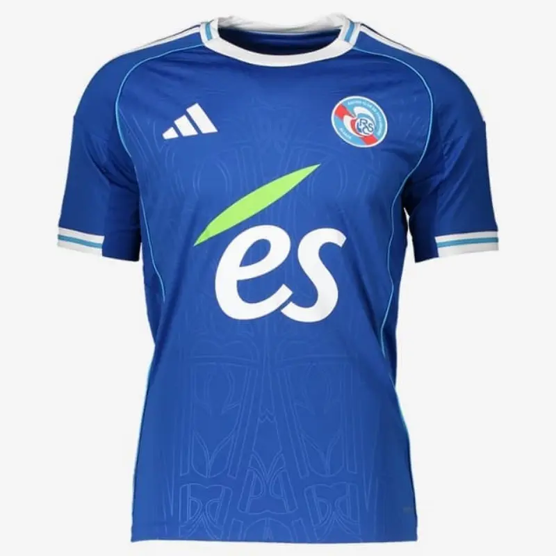 Camiseta Racing Strasbourg 2025/2026 Home Azul