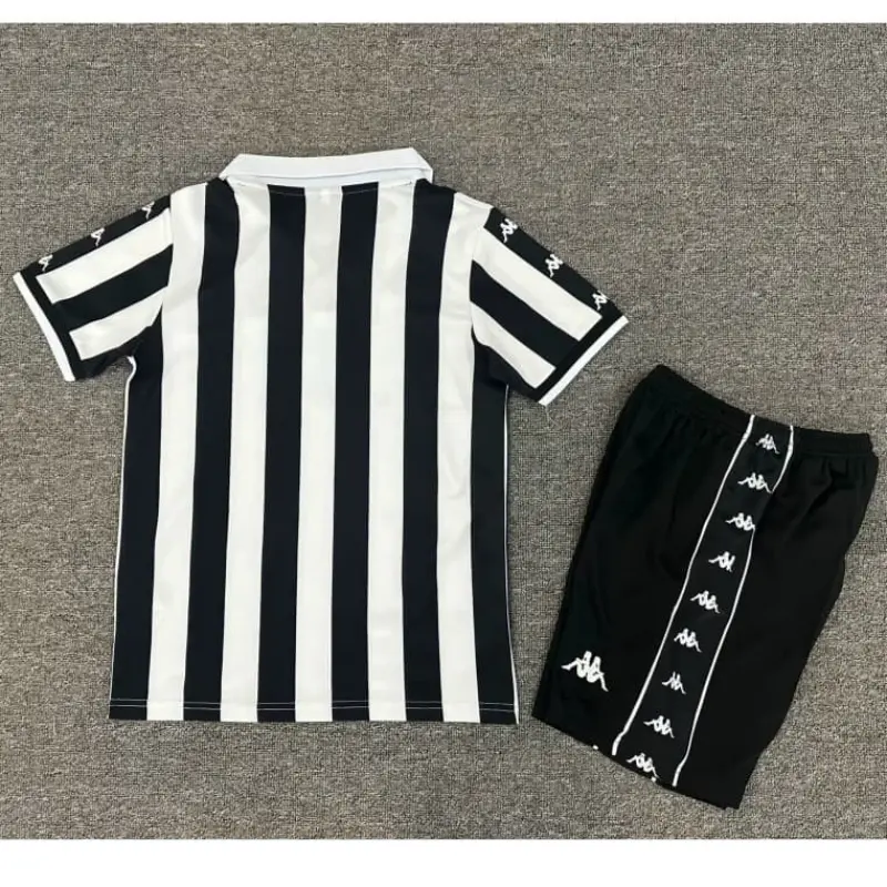 Camiseta Juventus 1999/00 Home Retro Blanco/Negro Niño Kit