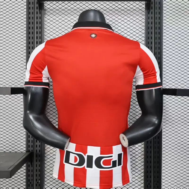 Camiseta Athletic de Bilbao 2025/2026 Home Rojo/Blanco (EDICIÓN JUGADOR)