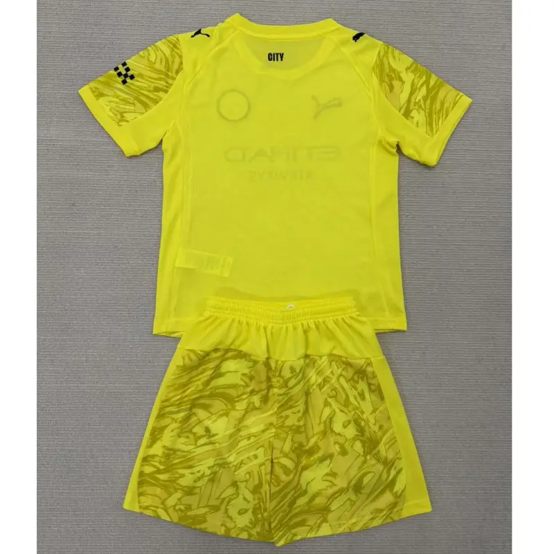 Camiseta Portero Manchester City 2025/2026 Amarillo Brillante