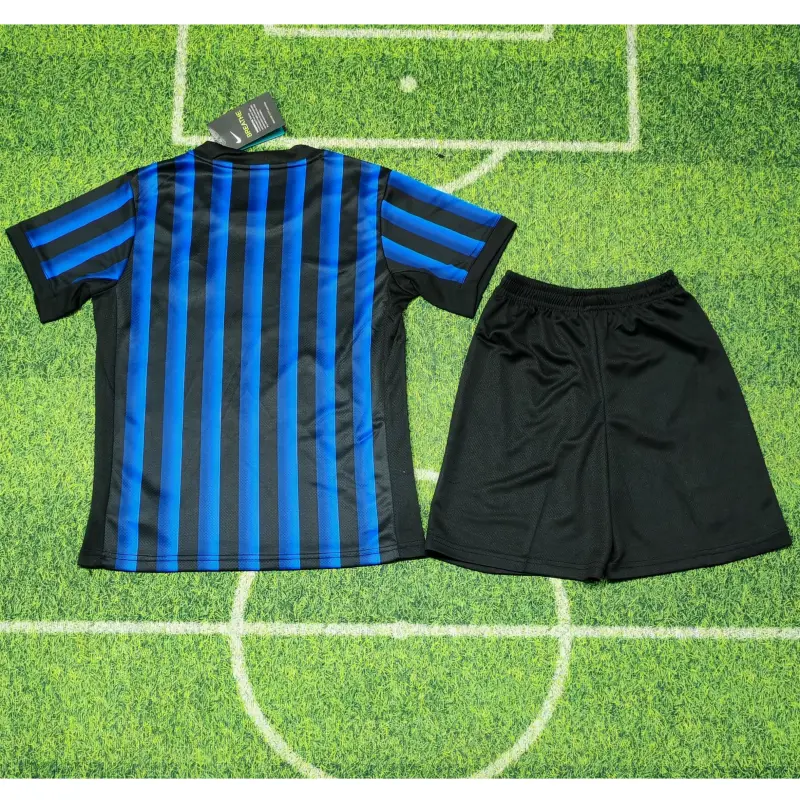 Camiseta Inter de Milan 2025/2026 Home Azul/Negro Niño Kit