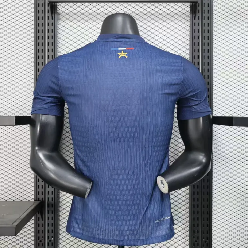 Camiseta PSG 2024/2025 Home campeón de la UCL Azul (EDICIÓN JUGADOR)