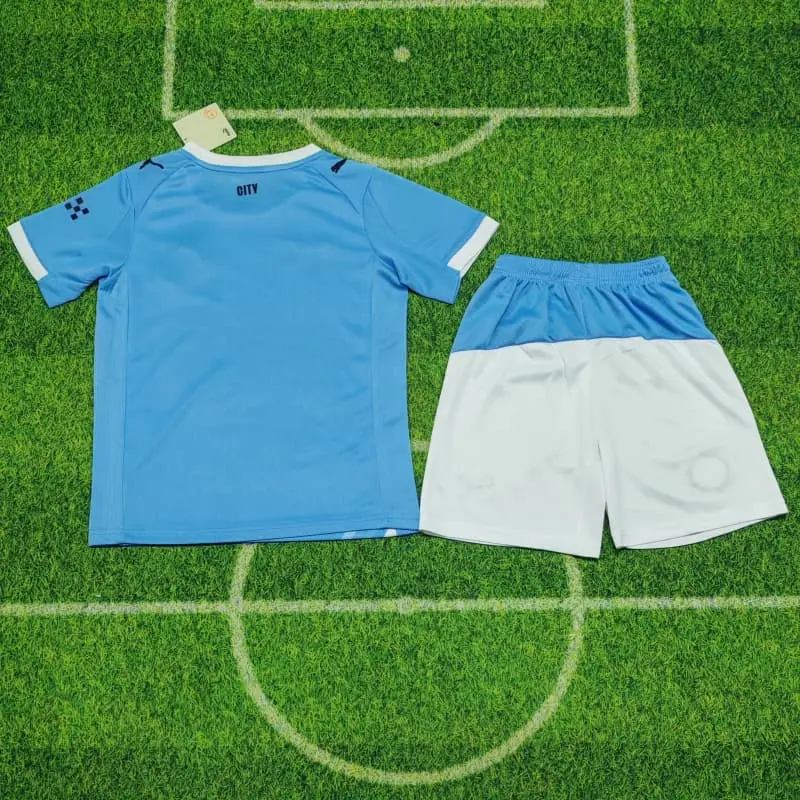 Camiseta Manchester City 2025/2026 Home Niño Kit