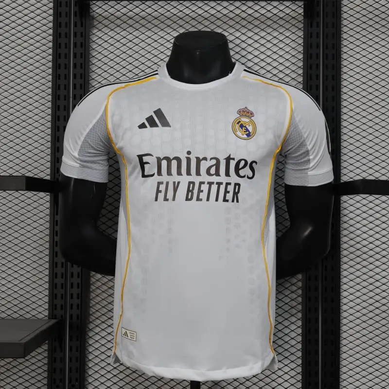 Camiseta Real Madrid 2025/2026 Home Blanco (EDICIÓN JUGADOR)