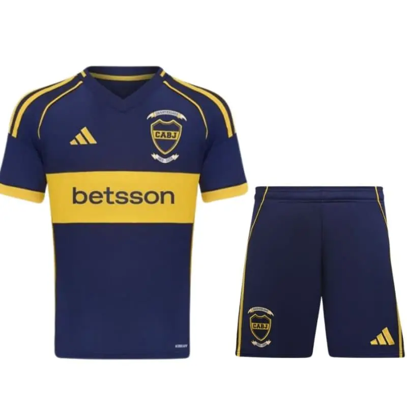 Camiseta Boca Juniors 2025/2026 Home Azul Marino Niño Kit