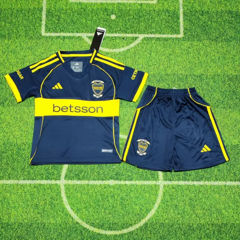 Camiseta Boca Juniors 2025/2026 Home Azul Marino Niño Kit