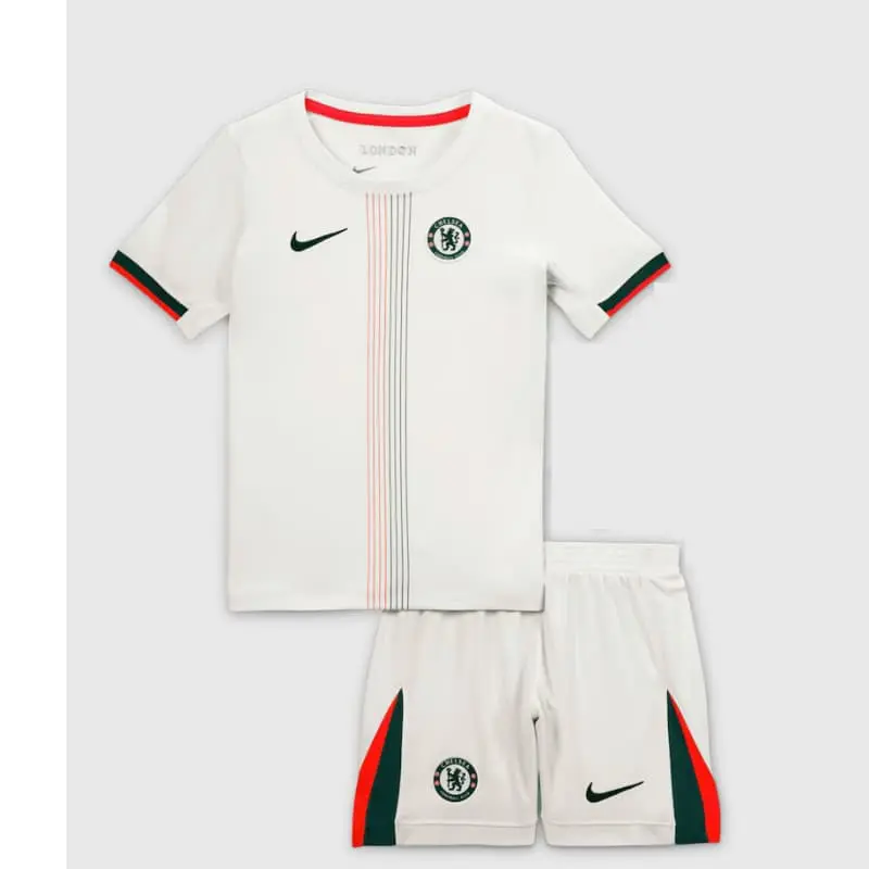 Camiseta Chelsea 2025/2026 Away Blanco Niño Kit