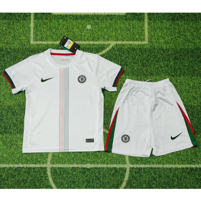 Camiseta Chelsea 2025/2026 Away Blanco Niño Kit