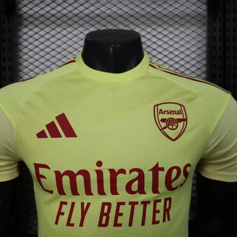Camiseta de Portero Arsenal 2025/2026 Amarillo (EDICIÓN JUGADOR)