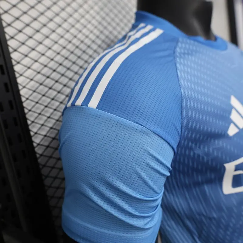 Camiseta de Portero Real Madrid 2025/2026 Azul (EDICIÓN JUGADOR)