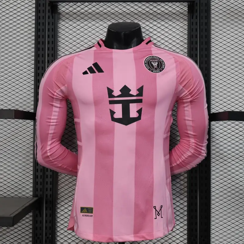 Camiseta Inter Miami 2025/2026 Home ML Rosa (EDICIÓN JUGADOR)