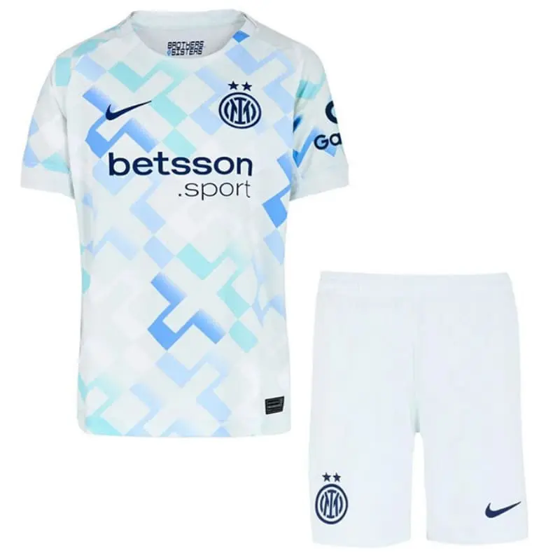 Camiseta Inter de Milan 2025/2026 Away Blanco Niño Kit