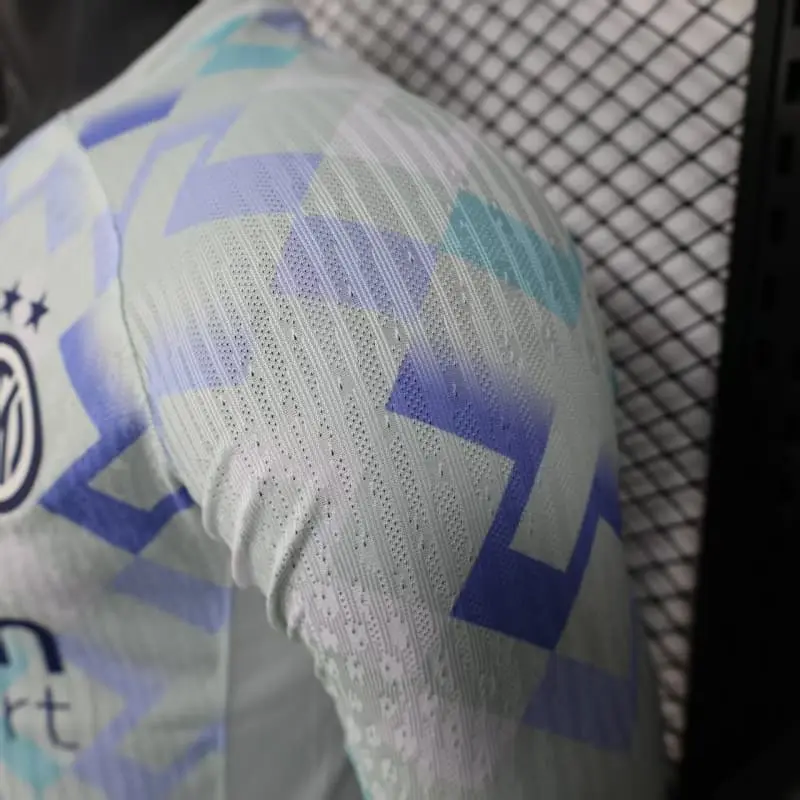 Camiseta Inter de Milan  2025/2026 Away ML Blanco (EDICIÓN JUGADOR)