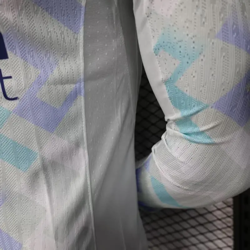 Camiseta Inter de Milan  2025/2026 Away ML Blanco (EDICIÓN JUGADOR)