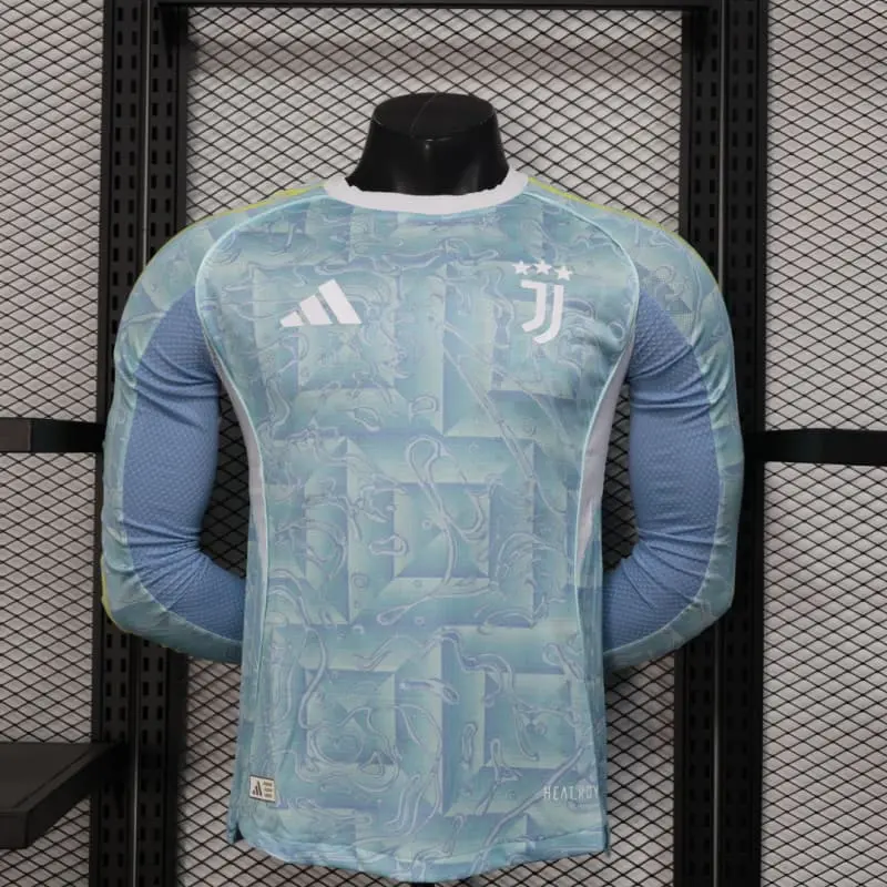 Camiseta Juventus 2025/2026 Away ML Turquesa (EDICIÓN JUGADOR)