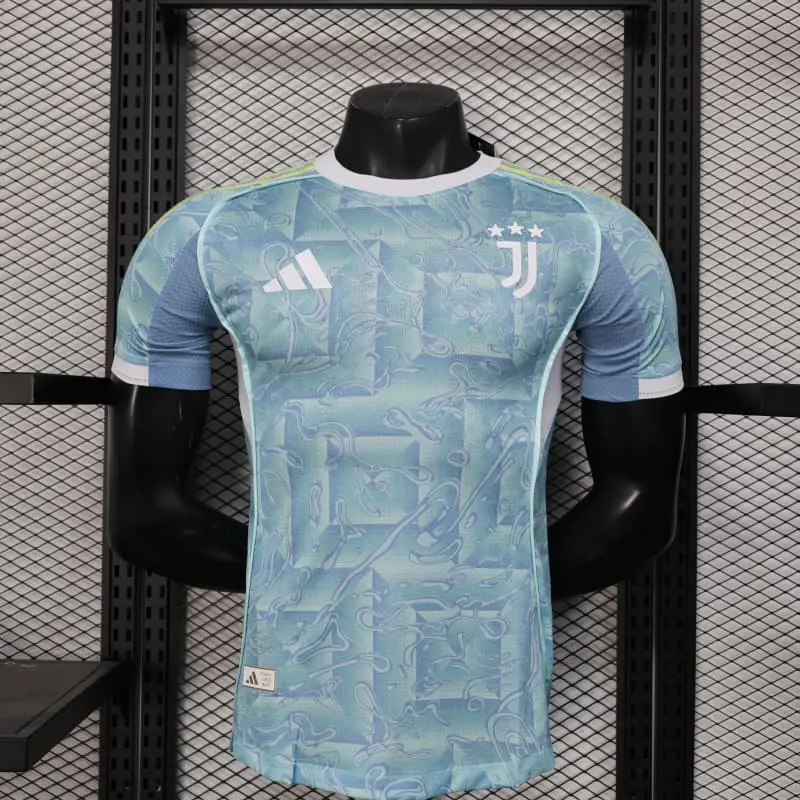 Camiseta Juventus 2025/2026 Away Turquesa (EDICIÓN JUGADOR)