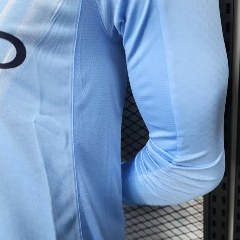 Camiseta Manchester City 2025/2026 Home ML Azul (EDICIÓN JUGADOR)