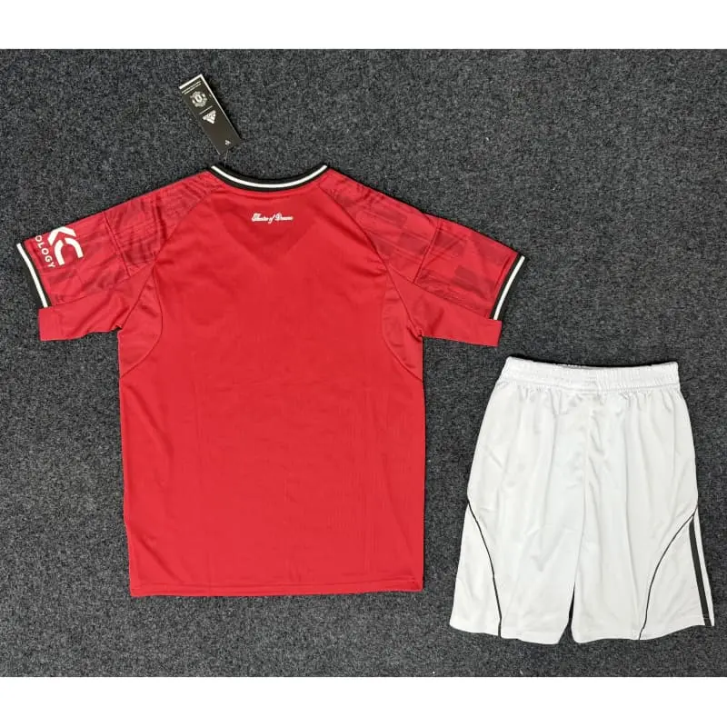 Camiseta Manchester United 2025/2026 Home Rojo Niño Kit