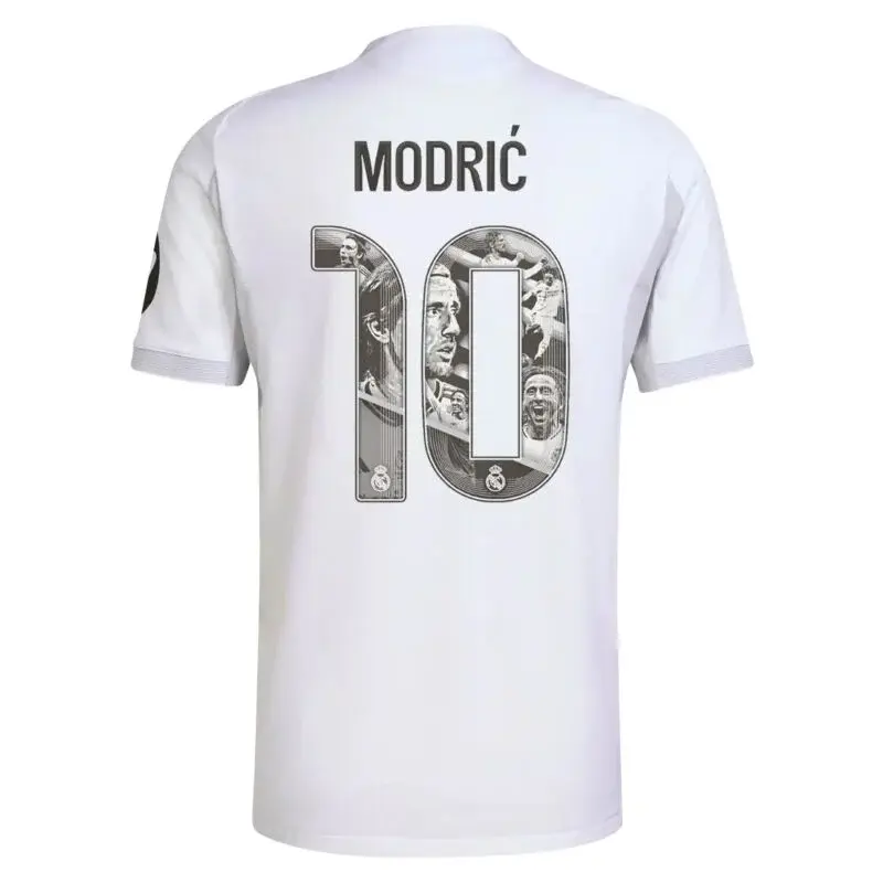 Camiseta MODRIĆ 10 Real Madrid 2025/2026 Home Blanco