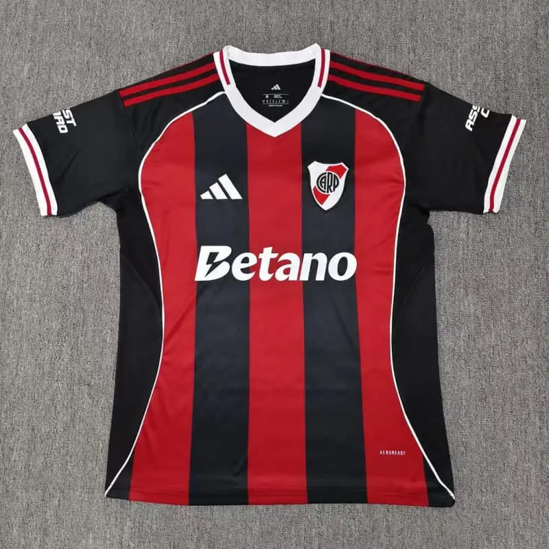 Camiseta River Plate 2025/2026 Away Rojo/Negro