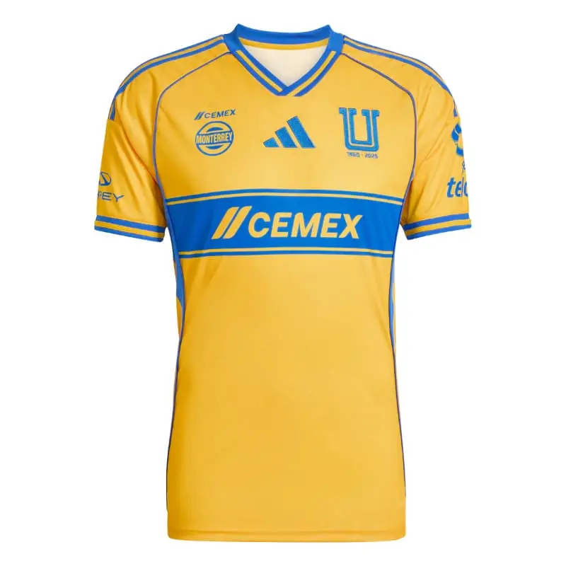 Camiseta Tigres UANL 2025/2026 Home Amarillo Niño Kit