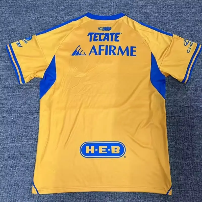 Camiseta Tigres UANL 2025/2026 Home Amarillo Niño Kit