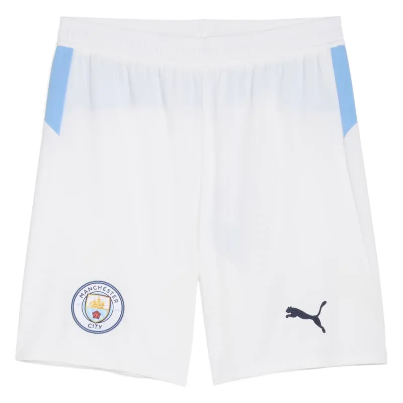 Pantalón Corto Manchester City 2025/2026 Home Blanco (EDICIÓN JUGADOR)