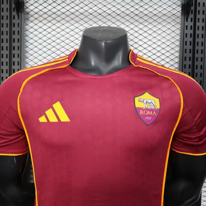 Camiseta AS Roma 2025/2026 Home Rojo (EDICIÓN JUGADOR)