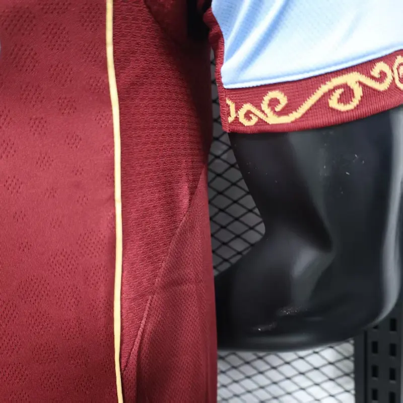 Camiseta Aston Villa 2025/2026 Home Rojo Oscuro (EDICIÓN JUGADOR)