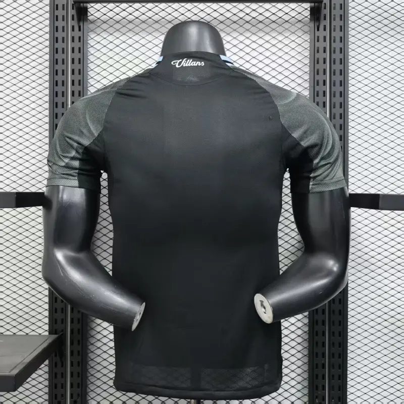 Camiseta Aston Villa 2025/2026 Away Negro (EDICIÓN JUGADOR)