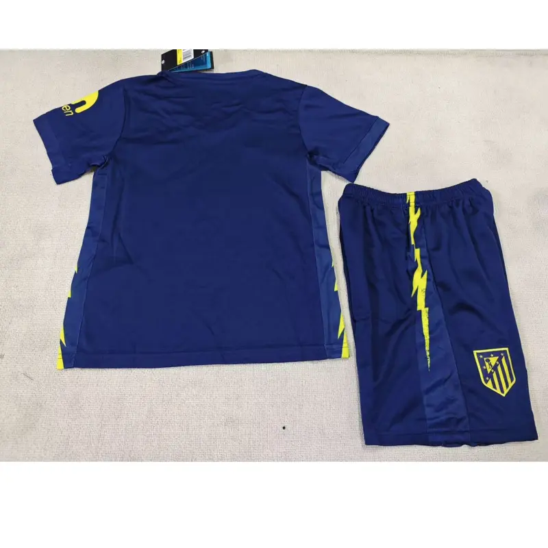 Camiseta Atlético de Madrid 2025/2026 Away Azul Niño Kit
