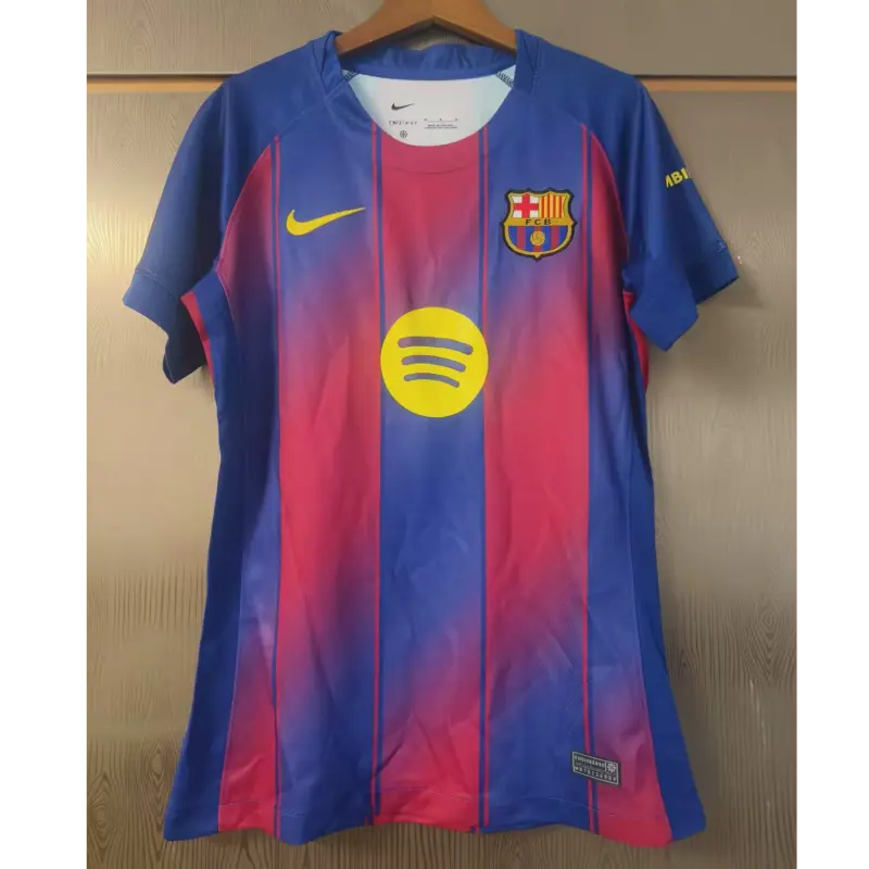 Camiseta Barcelona 2025/2026 Home Azul/Rojo Mujer