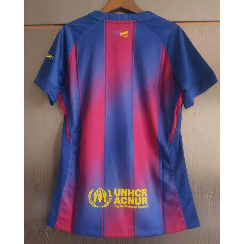 Camiseta Barcelona 2025/2026 Home Azul/Rojo Mujer