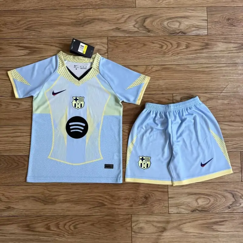 Camiseta Barcelona 2025/26 Azul Claro Niño Kit