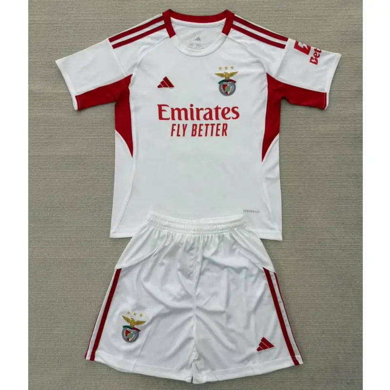 Camiseta Benfica 2025/2026 Third Blanco Niño Kit