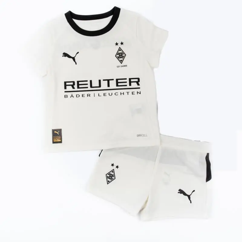 Camiseta Borussia Mönchengladbach 2025/2026 Home Blanco Niño Kit
