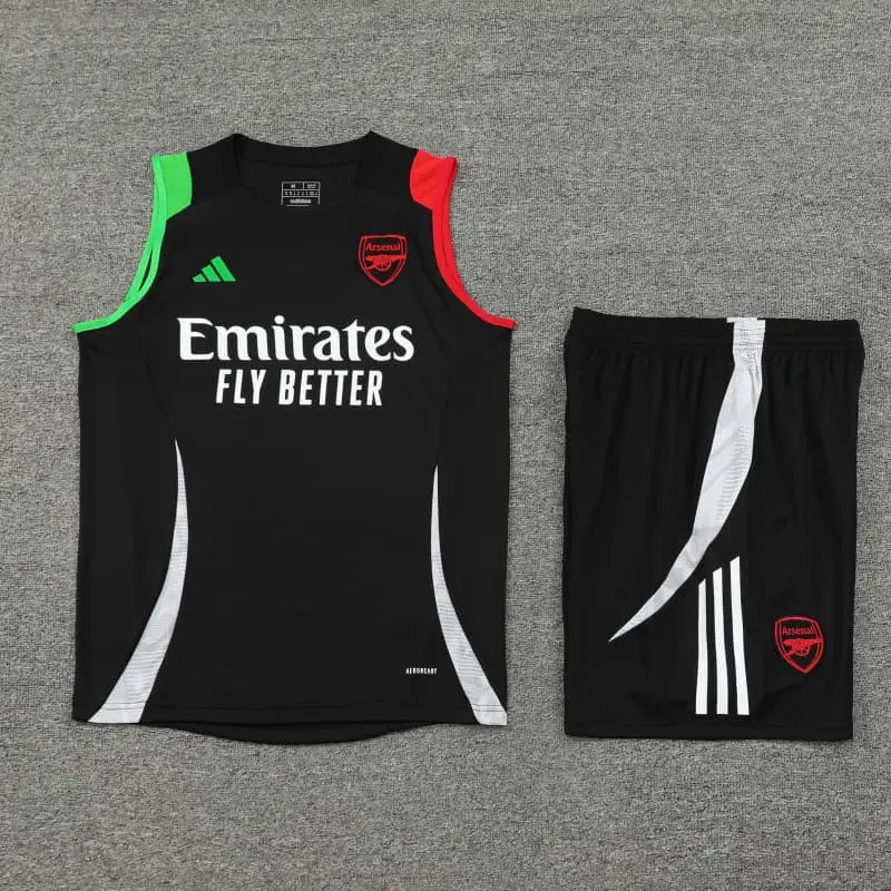 Camiseta De Entrenamiento Arsenal Sin Mangas 2025/2026 Kit Negro