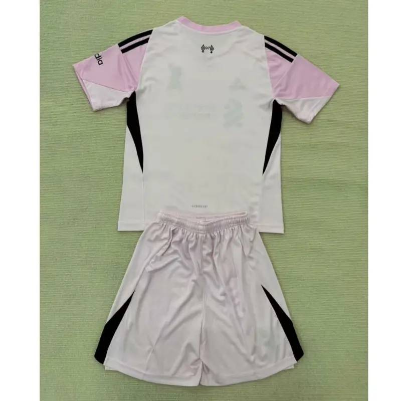 Camiseta de Portero Liverpool Rosa 2025/2026 Niño Kit