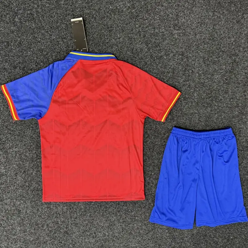 Camiseta España 2025 Edición Especial Rojo/Azul Niño Kit