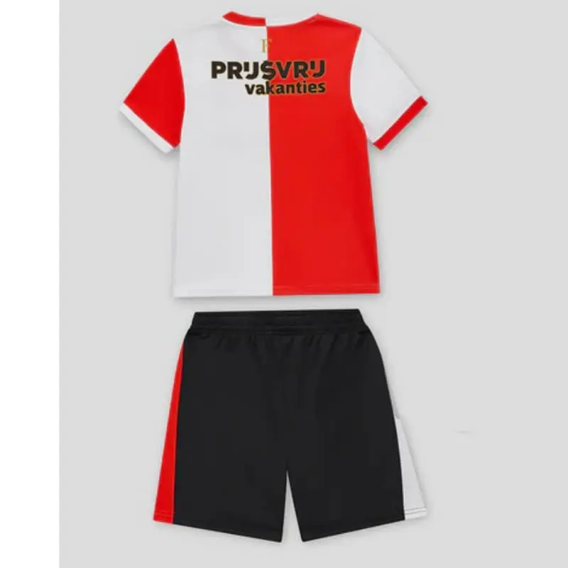 Camiseta Feyenoord 2025/2026 Home Rojo/Blanco Niño Kit