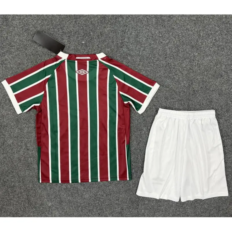 Camiseta Fluminense 2025/2026 Home Rojo/Verde Niño Kit