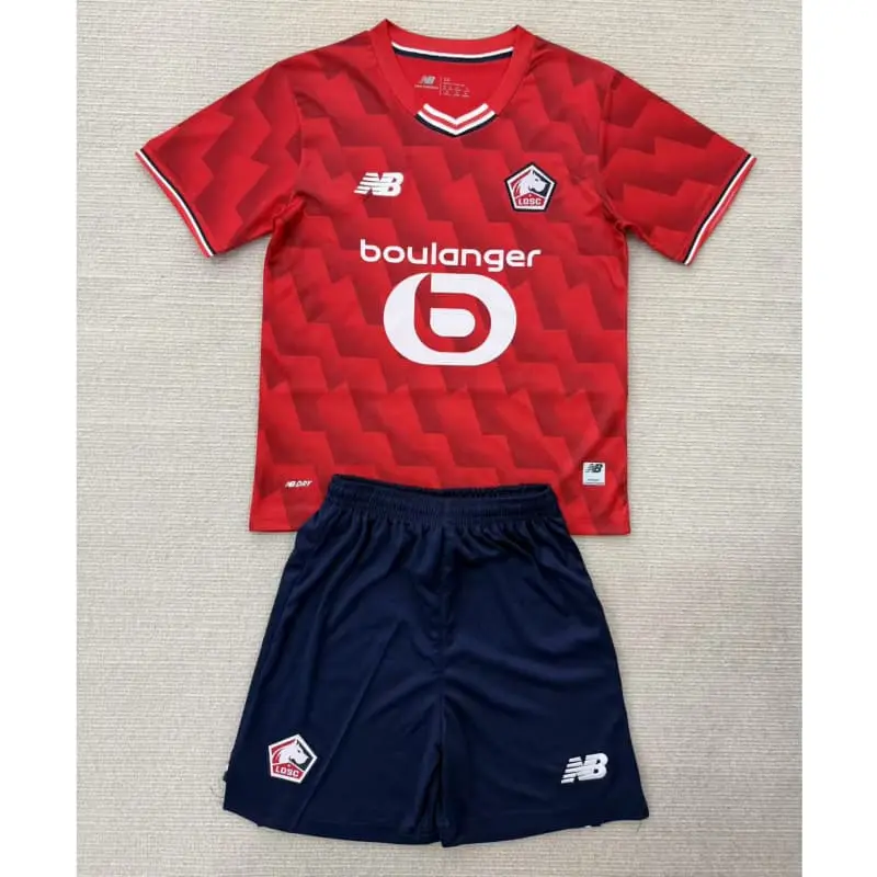 Camiseta Lille OSC 2025/2026 Home Rojo Niño Kit